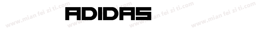 2012 Adidas 阿迪达斯字体转换